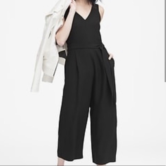 Banana Republic Women's Tall Wide-Leg Jumpsuit - NWT - Black